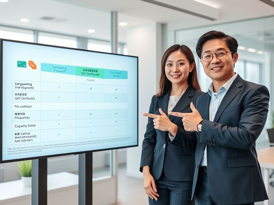 두 금융 상품의 핵심 조건을 비교 분석하는 모습.