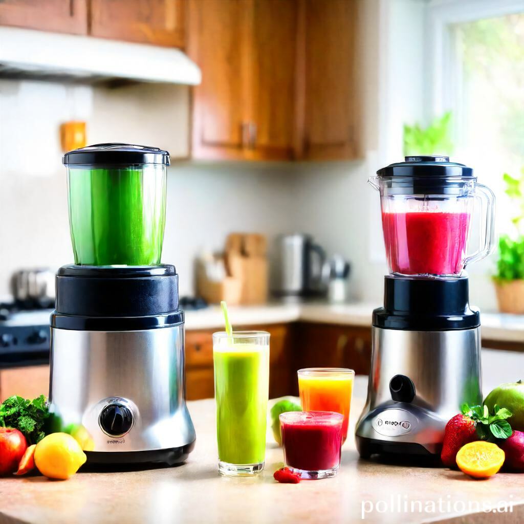 Choosing between a juicer and a smoothie maker