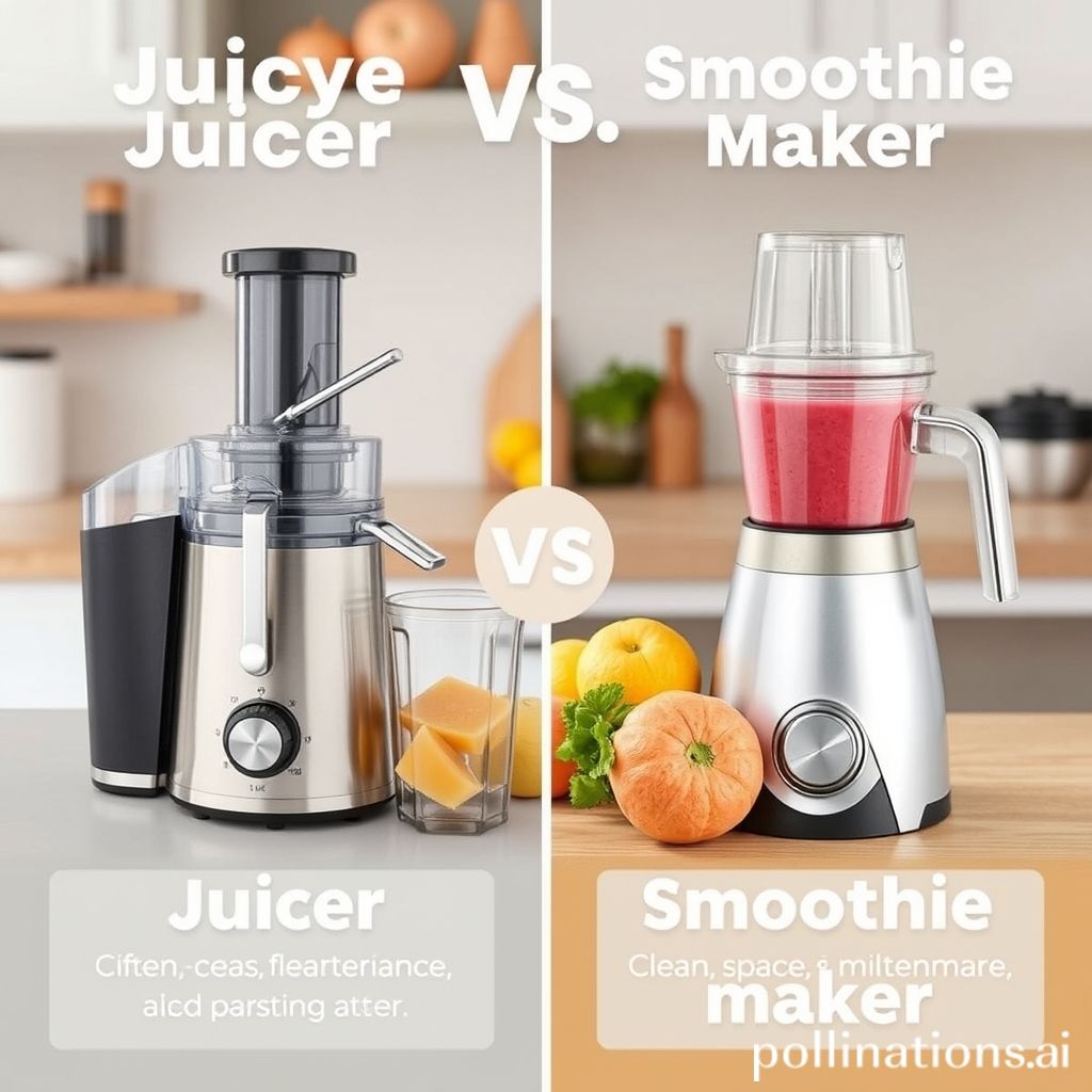 Choosing between a juicer and a smoothie maker