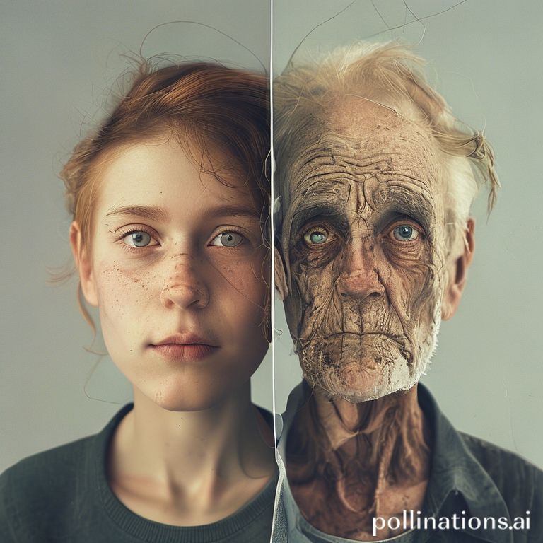 Biological vs Chronological Age Illustration