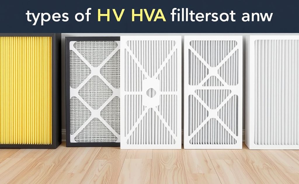 Types of HVAC filters and their benefits