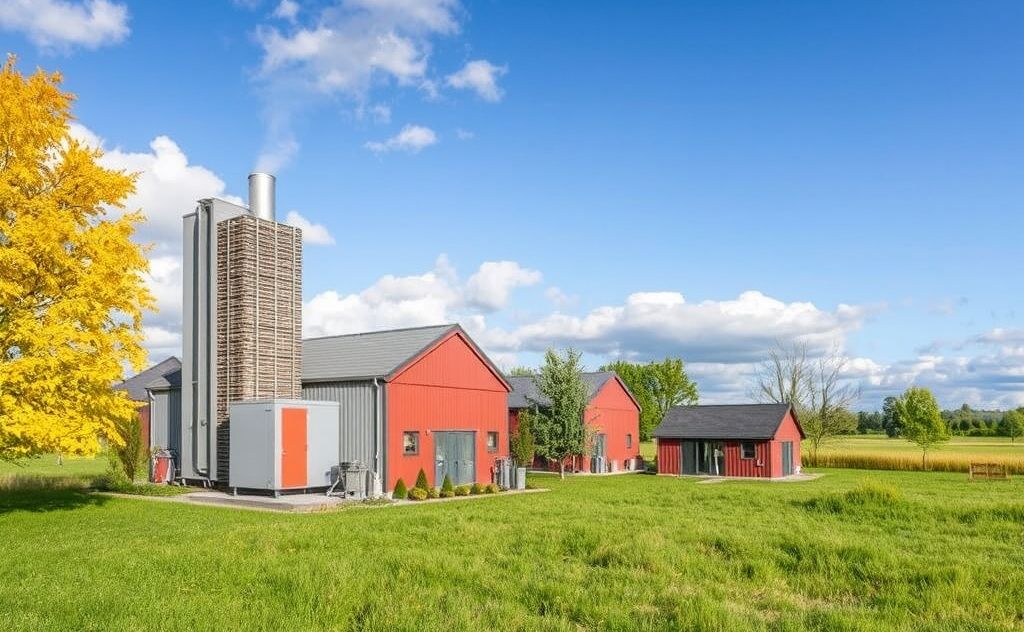 Types of biomass for efficient heating solutions
