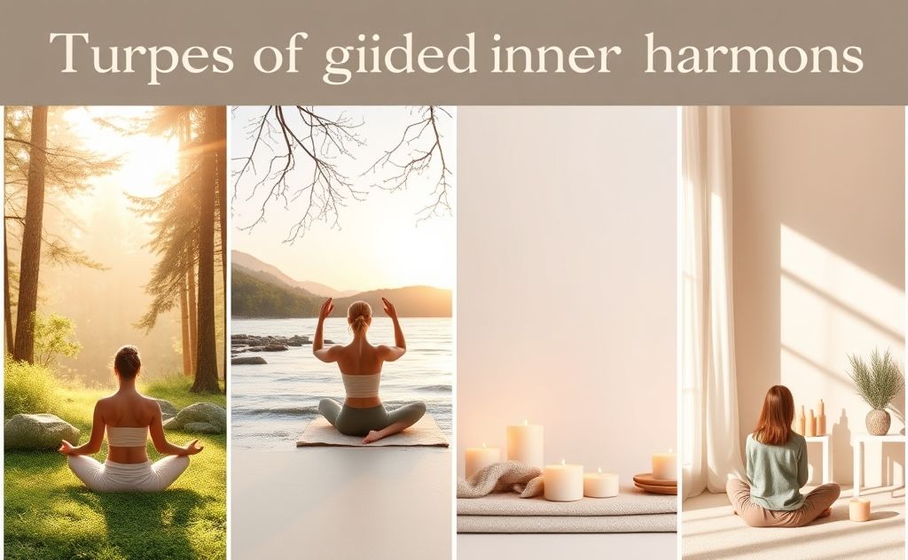 Types of guided inner harmony sessions