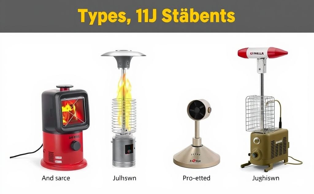 Types of portable heaters by fuel source