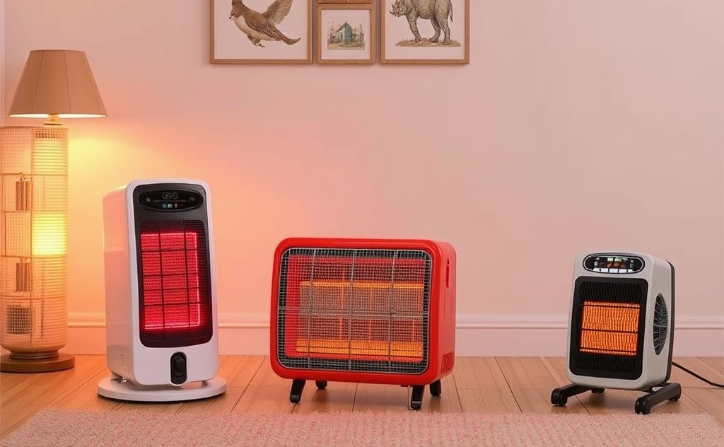 Types of portable infrared heaters for efficient warmth.