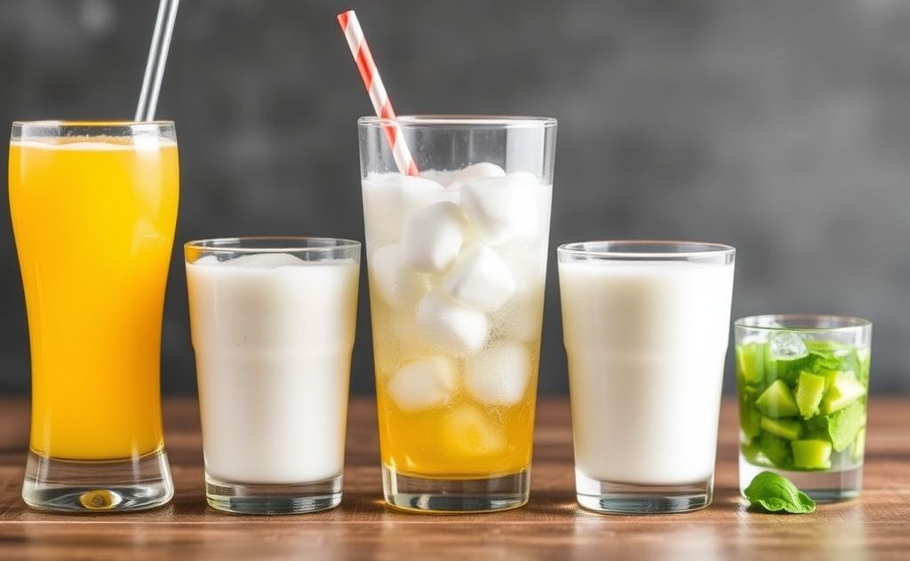 Types of sweeteners in low-calorie drinks