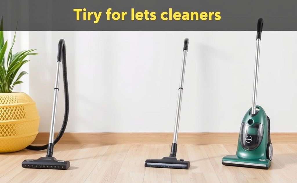 Types of vacuum cleaners as cleaning tools
