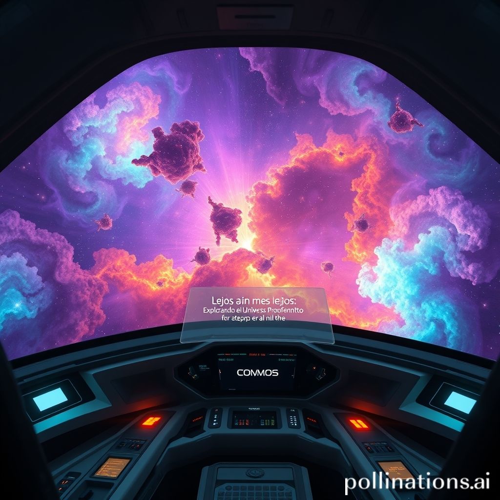 Vista desde la Nave de la Imaginación en Cosmos - Lejos aún más lejos: Explorando el Universo Profundo