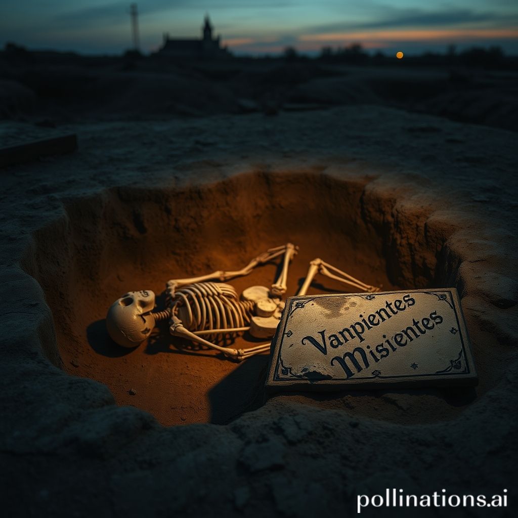 Excavación arqueológica del entierro anómalo - Expedientes Misterio: Vampiros Vivientes - Enigma de Praga