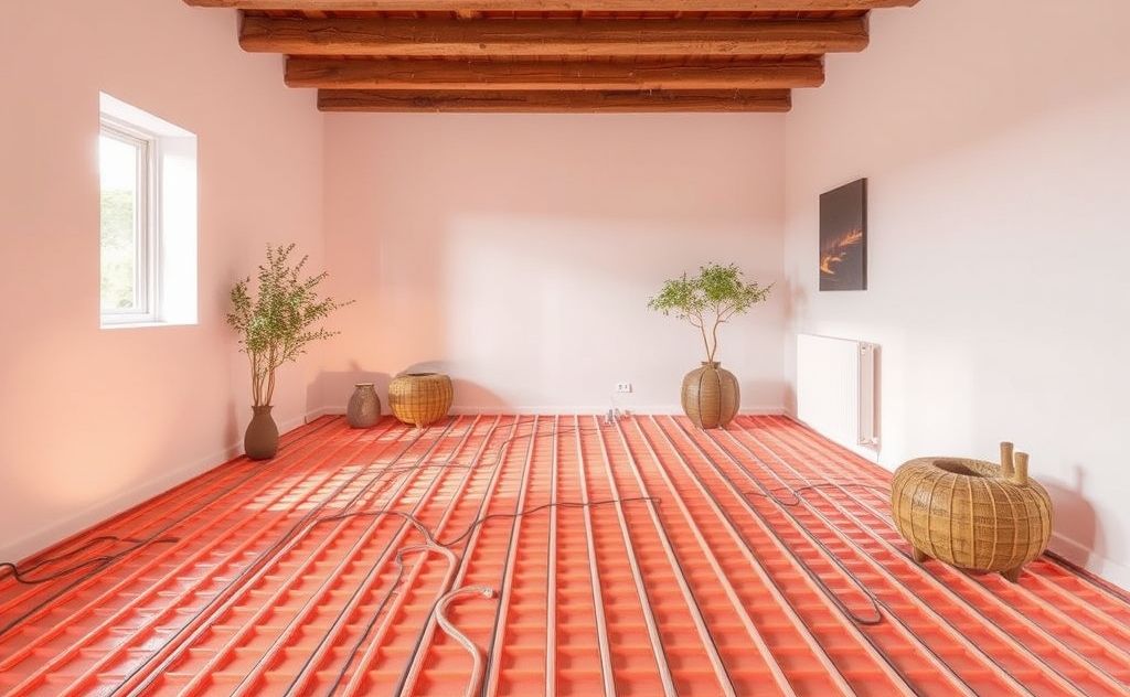 Underfloor heating enhances comfort and air quality