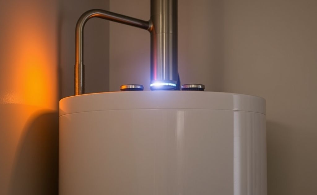 Understanding lights on hot water tank signals