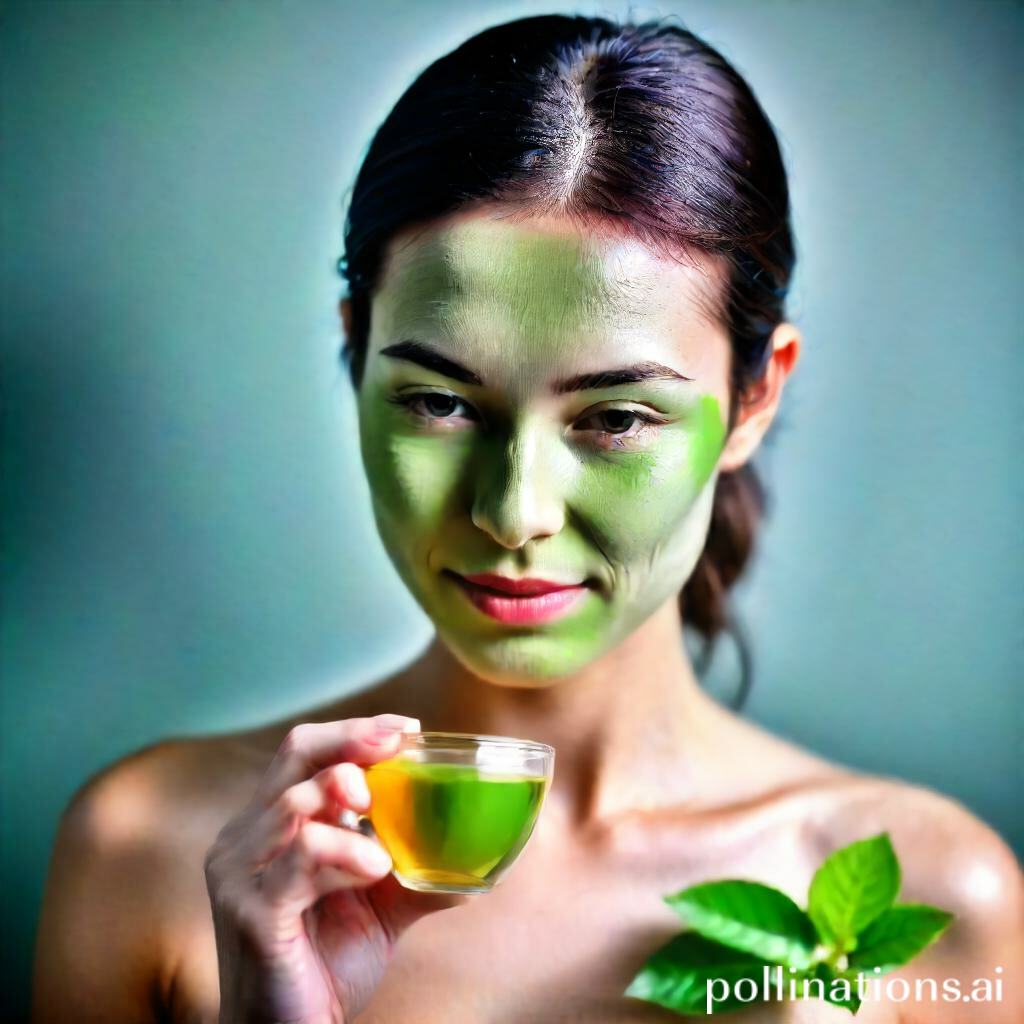 Green tea for skin health