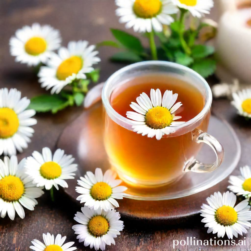 Chamomile tea soothes.