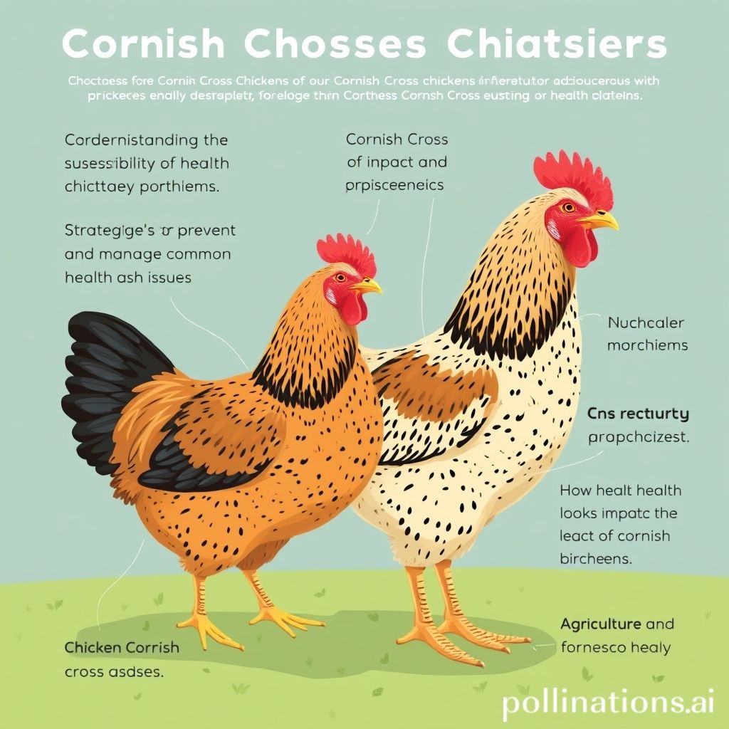 Healthy Cornish Cross Chickens