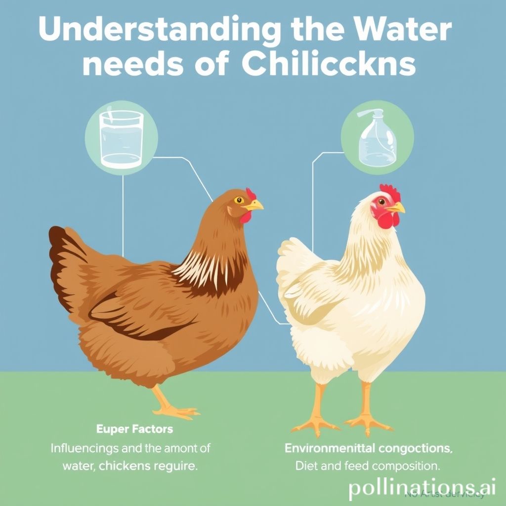 Chicken hydration needs