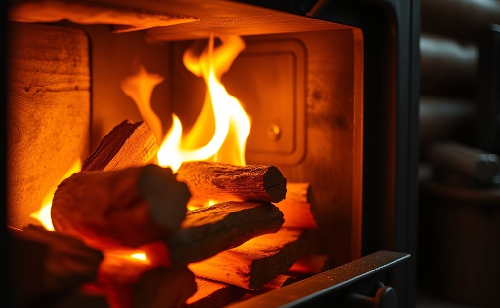 Unmatched heating efficiency with compressed wood logs