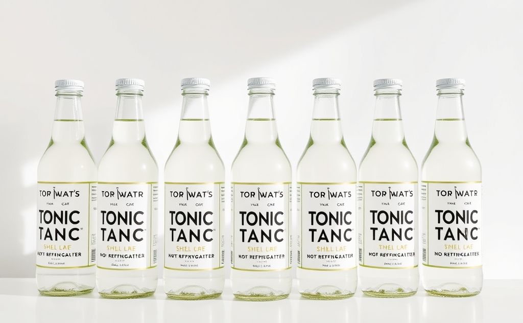 Unopened tonic water shelf stable no refrigeration needed