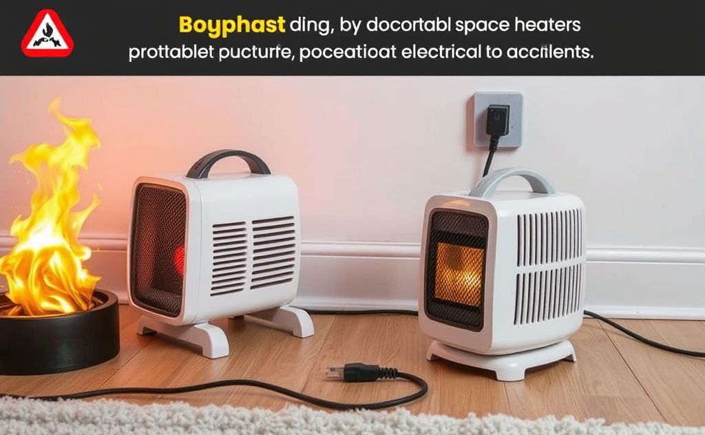 Unplug space heaters when not in use for safety.