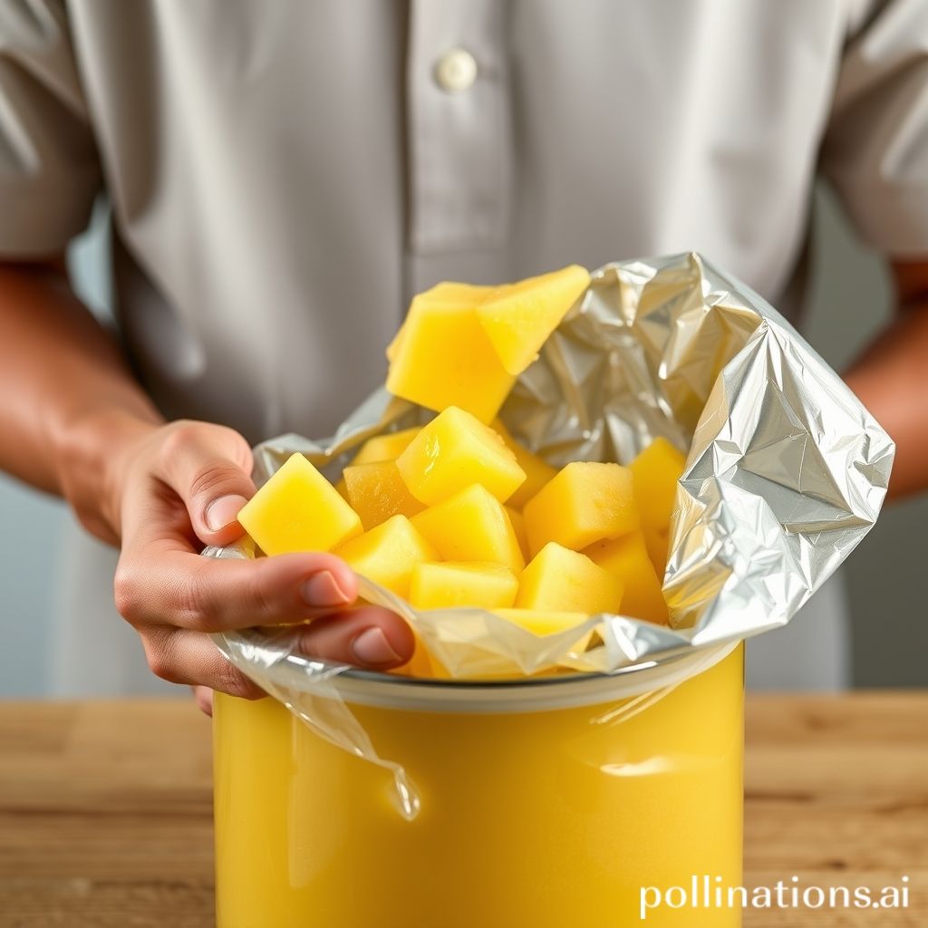 Ounce Content in Large Can of Pineapple Juice