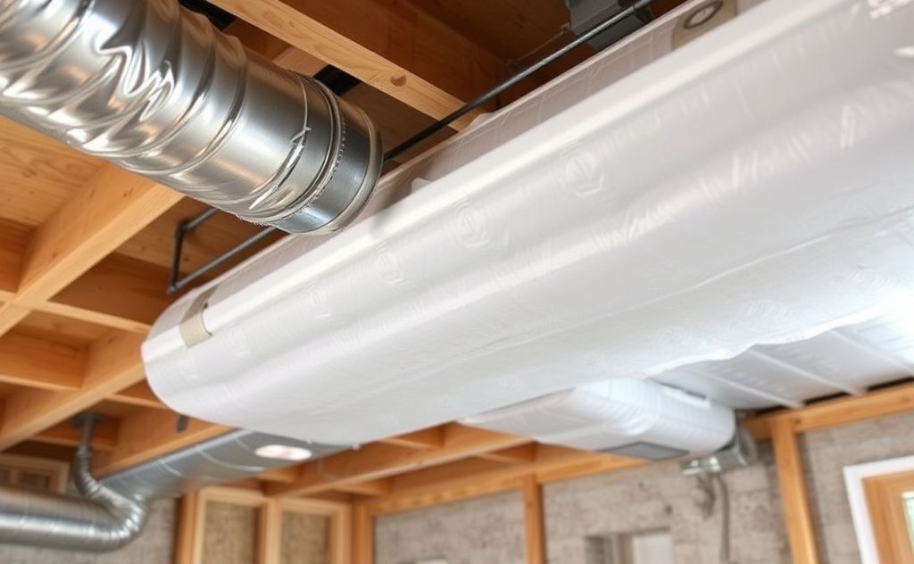 Upgrade ductwork insulation for improved energy efficiency