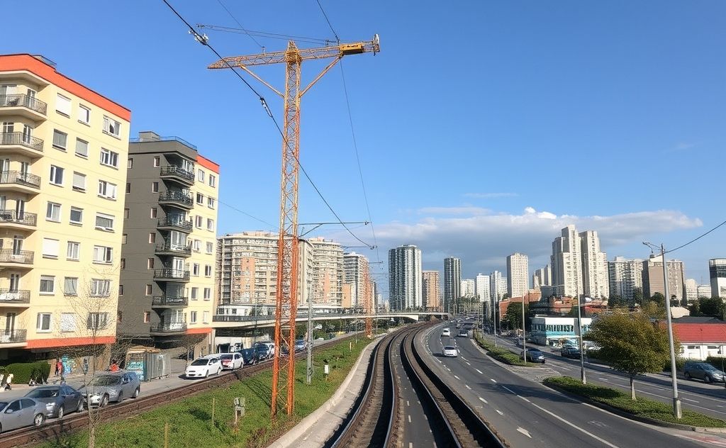 Urban infrastructure affected by temperature changes