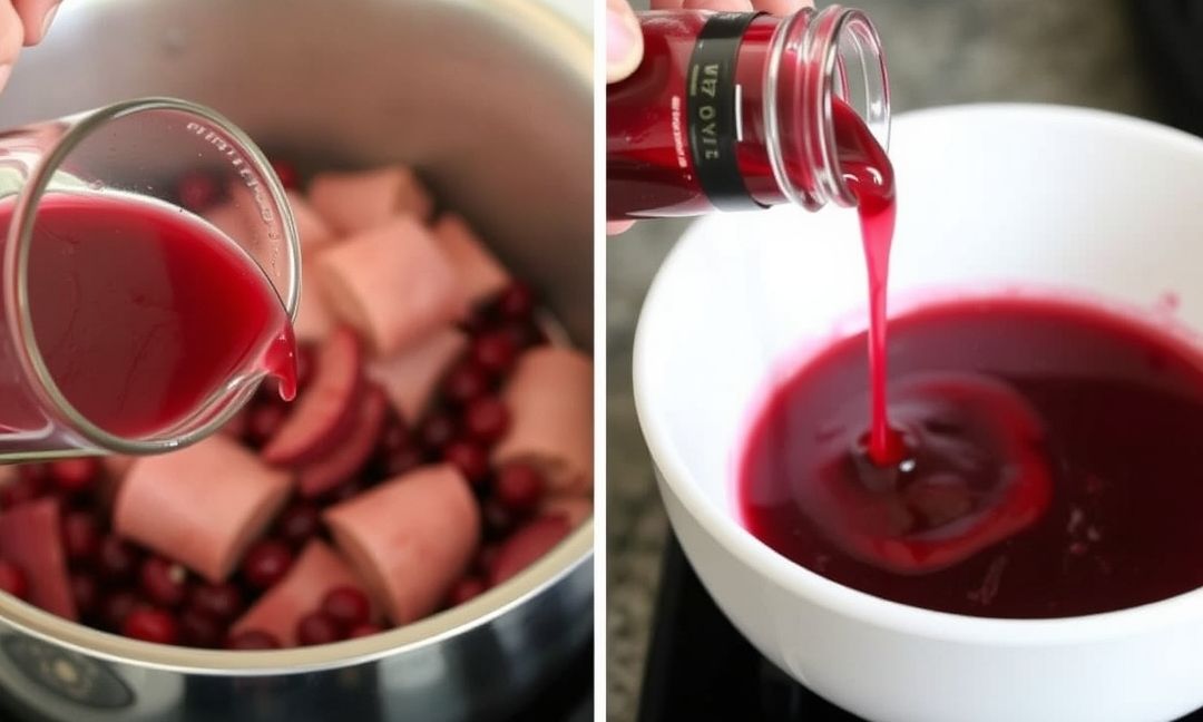 Using cranberry juice in sauces