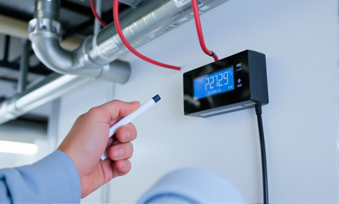 Using temperature sensors in HVAC systems