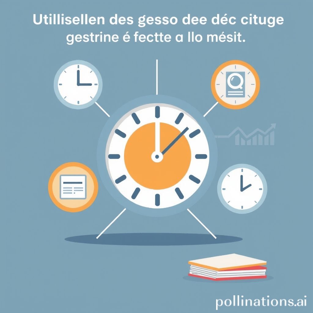 Utiliser des outils de gestion du temps