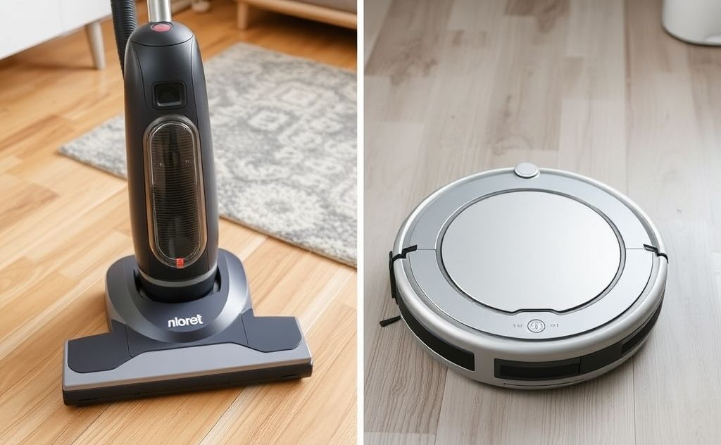 Vacuum cleaner and robot vacuum comparison