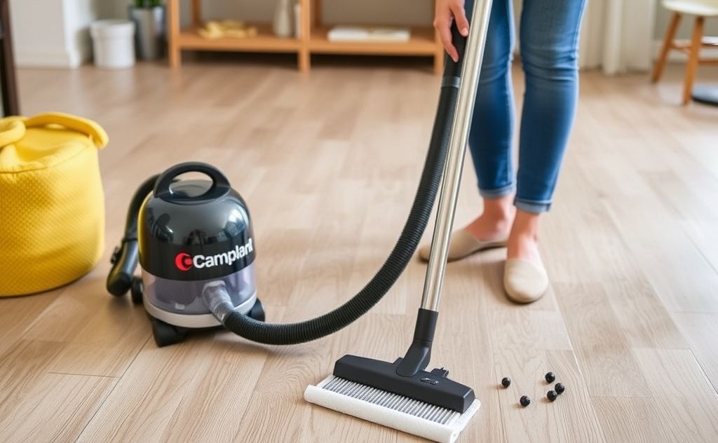 Vacuum cleaner doubles as effective blower tool