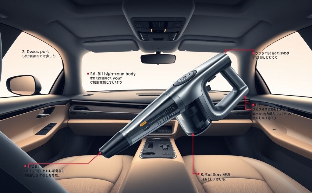 Vacuum cleaner guide for Lexus RZ300e