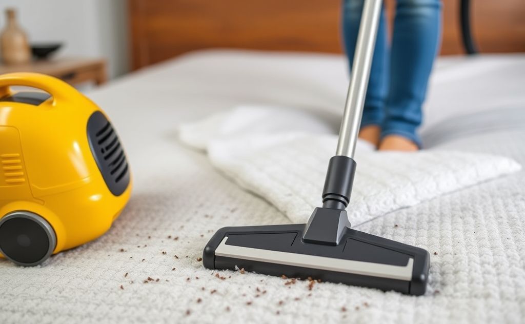 Vacuum cleaner removes bed bugs effectively