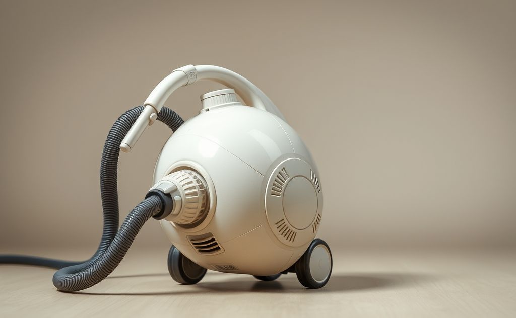Vacuum cleaner with unusual sounds and movement.