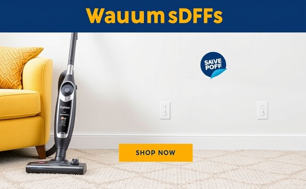 Vacuum discounts stack with coupons available