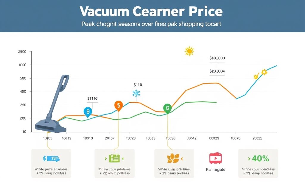Vacuum price trends during peak seasons.