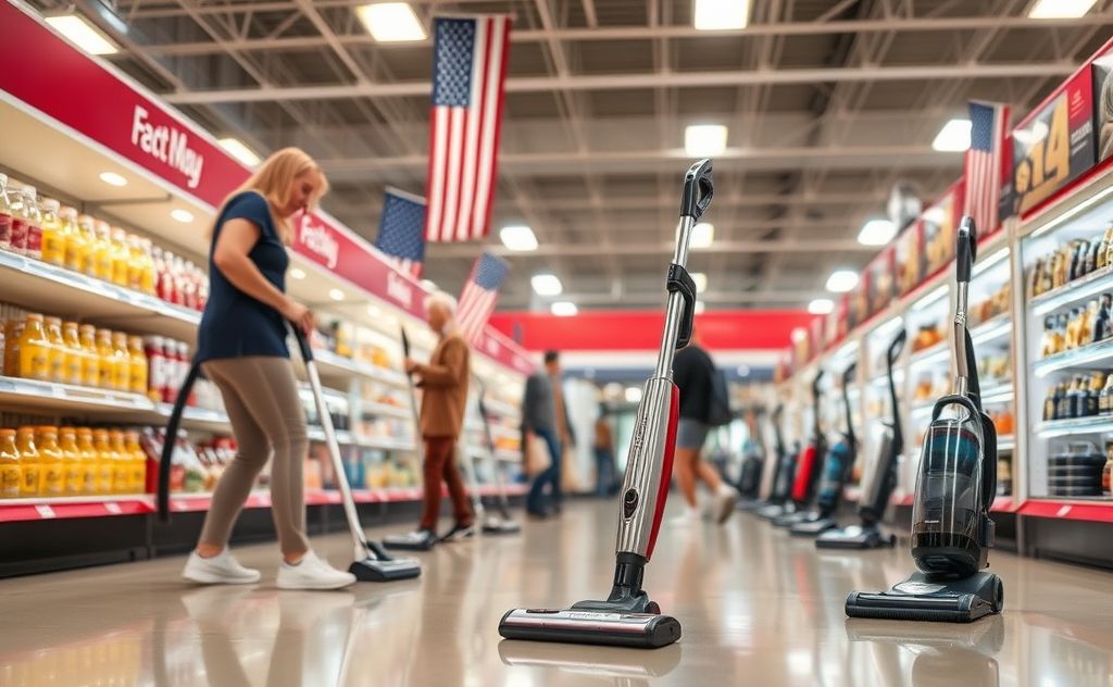 Vacuum sales surge during Memorial Day weekend.