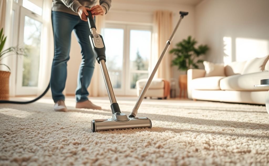 Vacuuming before carpet cleaning is essential.