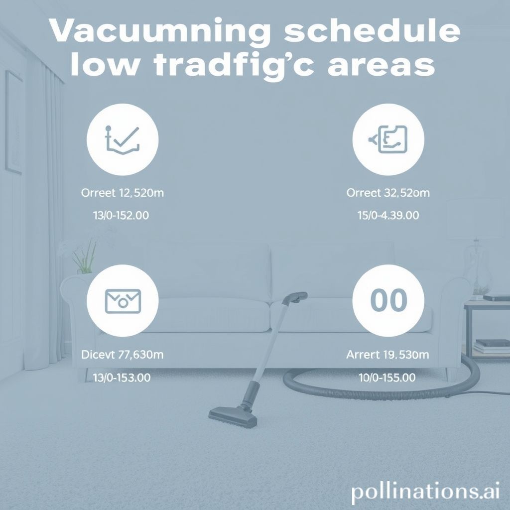 Vacuuming Tips for Low-Traffic Areas