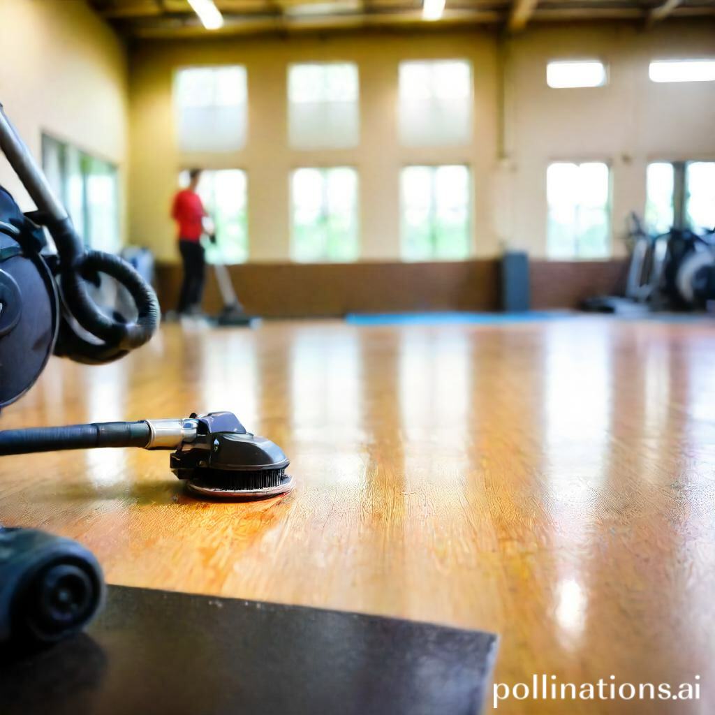 vacuuming tips for preserving gym floor finishes