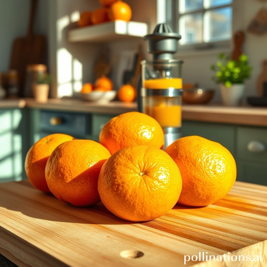 Juicy Valencia Oranges