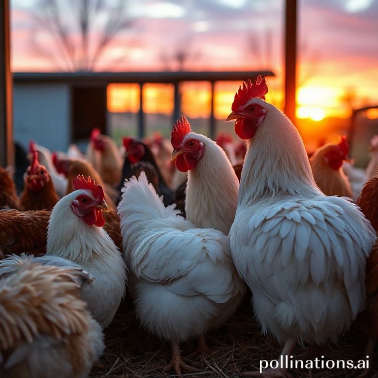 Sleepy chickens