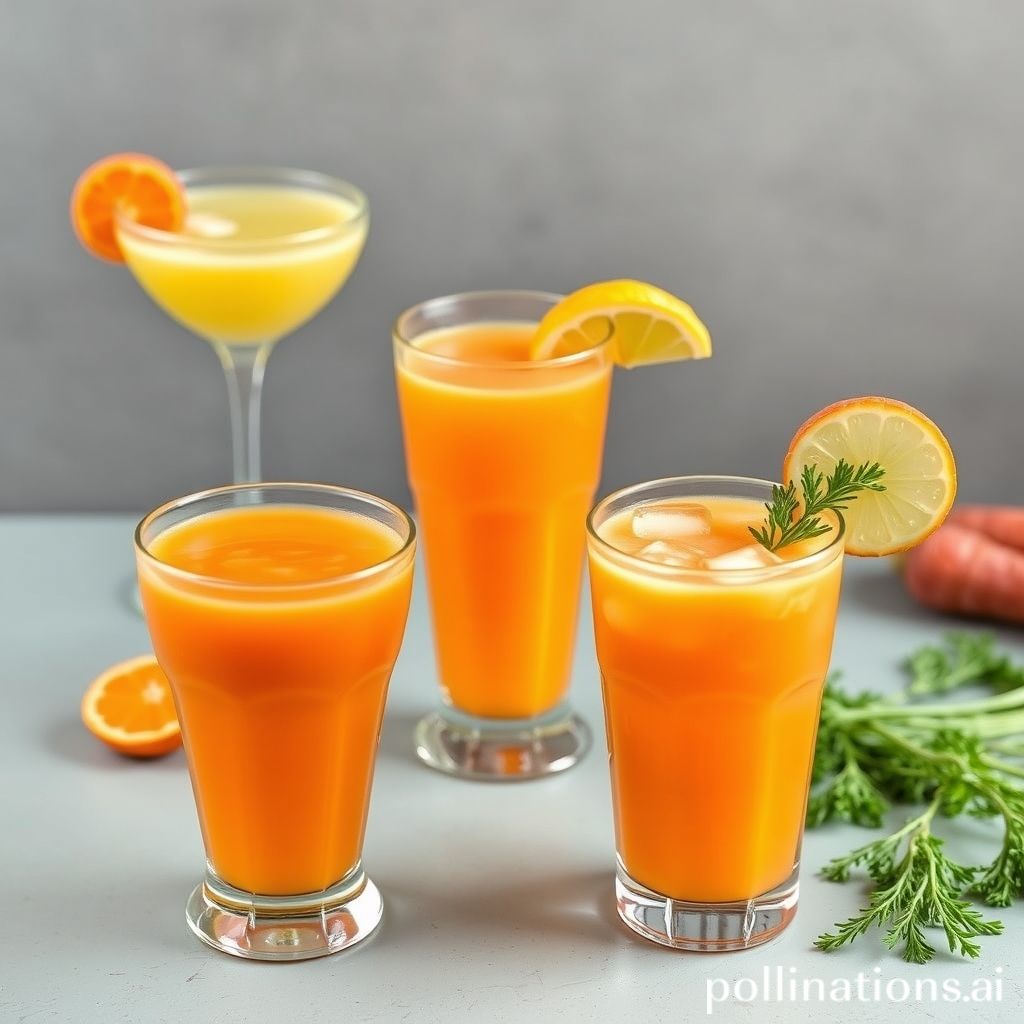 Delicious Carrot Juice Cocktails