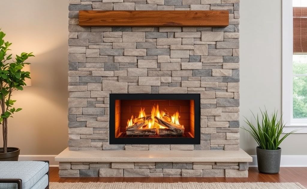 Venting solutions for propane fireplaces