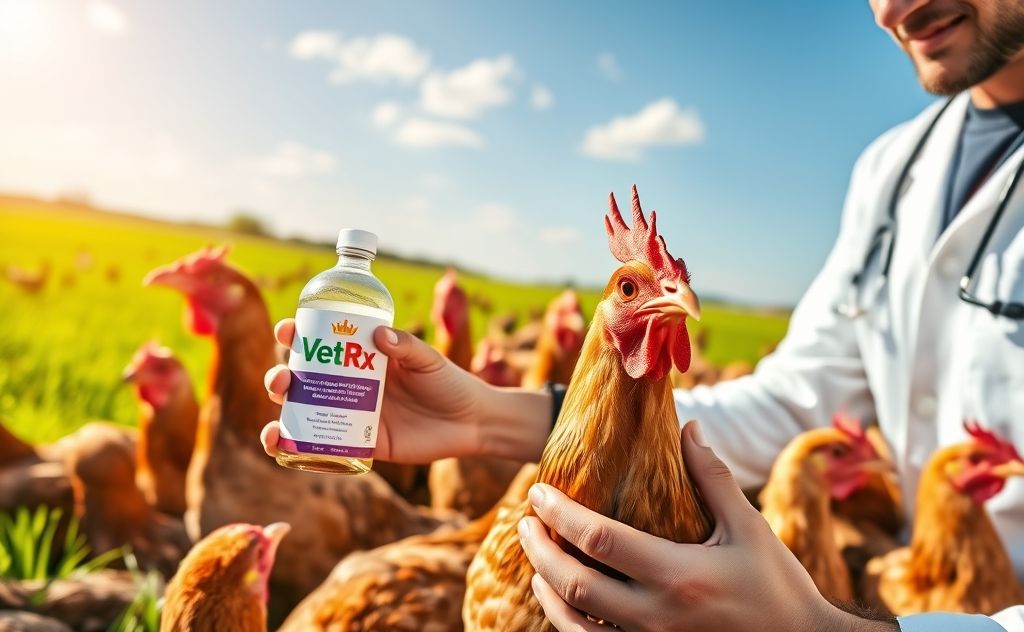 VetRx benefits for healthy chickens and care
