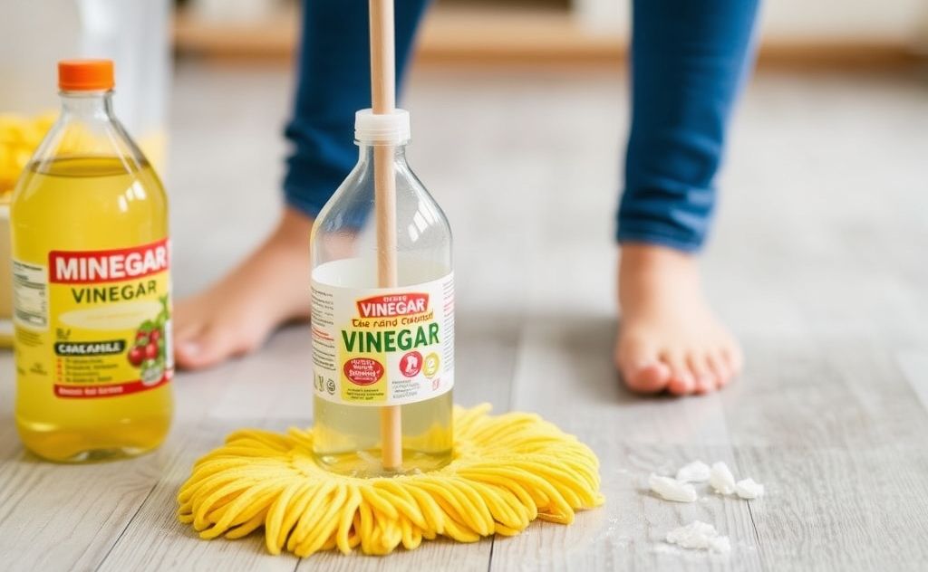 Vinegar mopping tips for safe cleaning practices