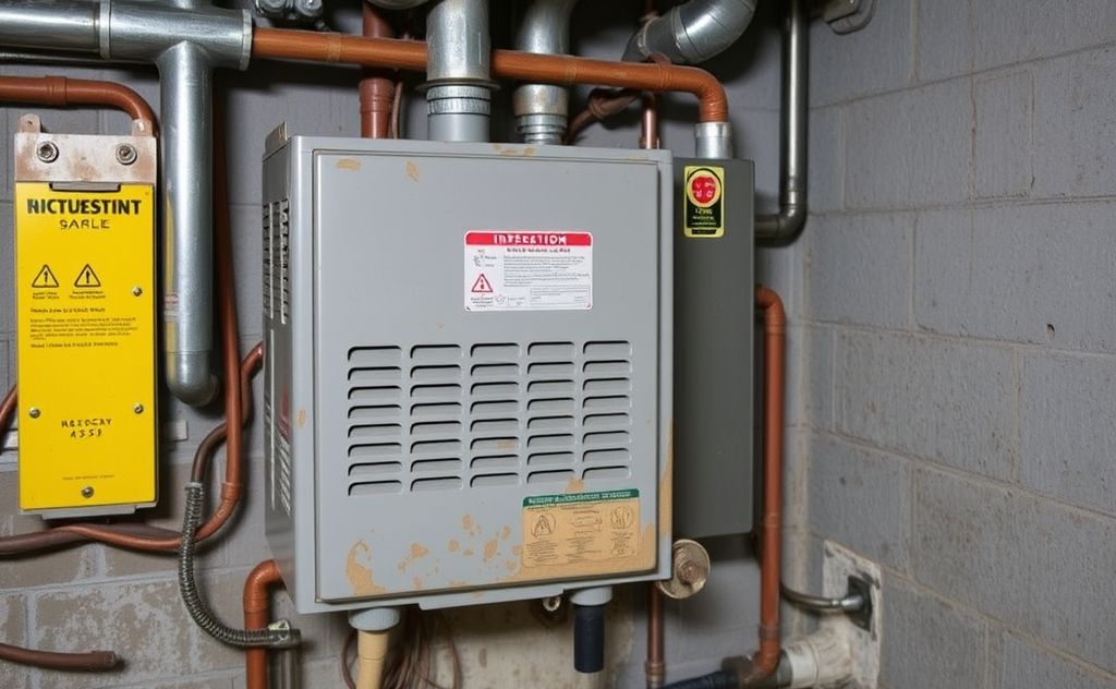 Vintage HVAC system inspection adjustments