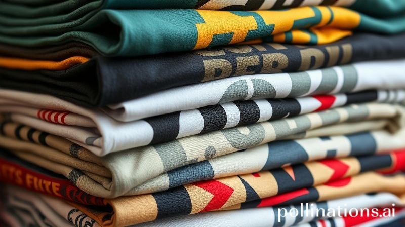 Tumpukan kaos vintage graphic