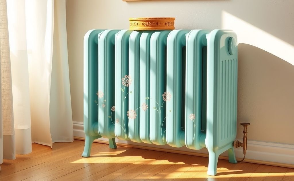 Vintage heater makeover for personal style upgrade