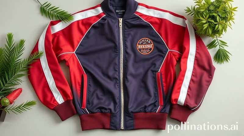 Track jacket retro logo