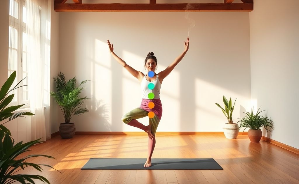 Vinyasa flow for balancing each chakra